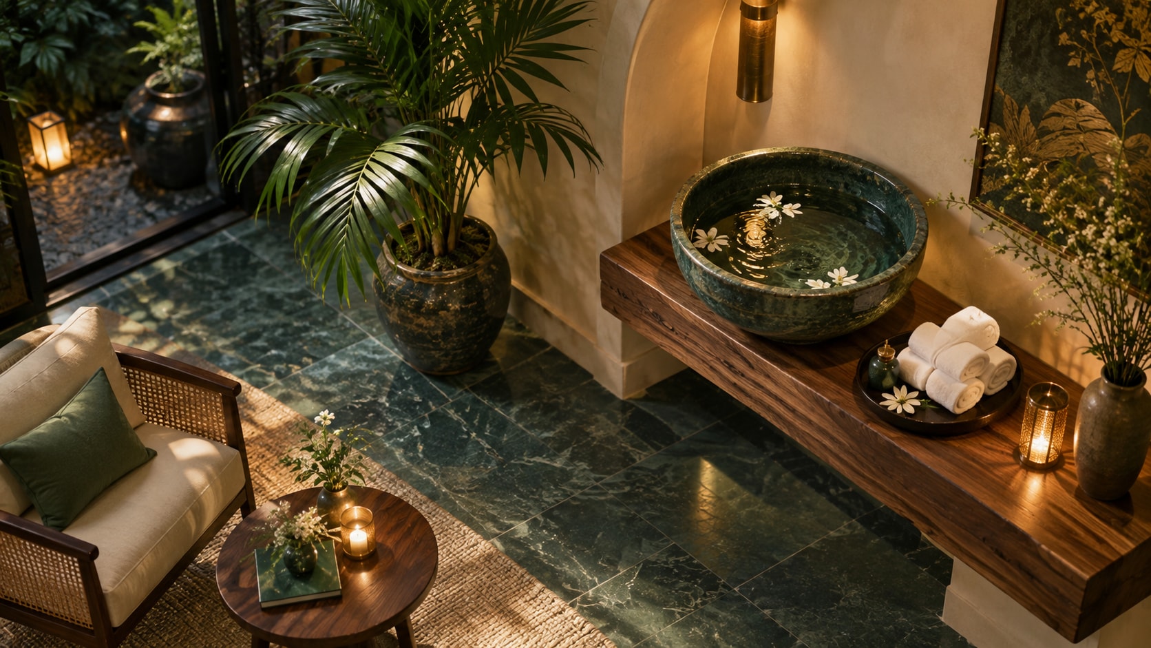 河內酒店 SPA 預約指南：把休息段落排進城市行程 — AI 生成情境示意