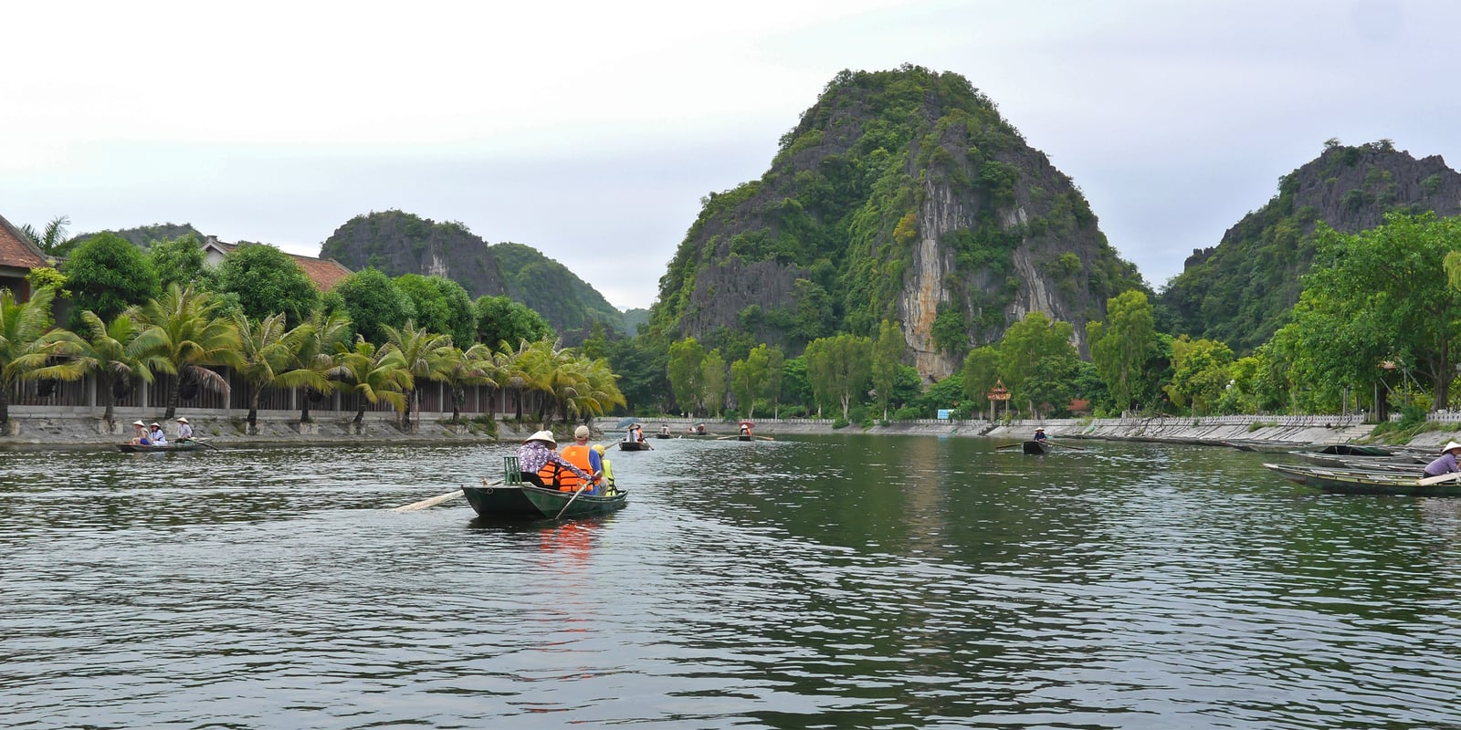 寧平三谷河道與石灰岩山景