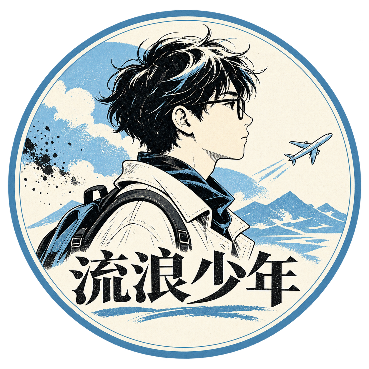 流浪少年圓形頻道 Logo